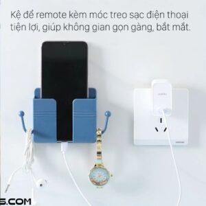 Hộp đế đựng điện thoại sạc dán tường